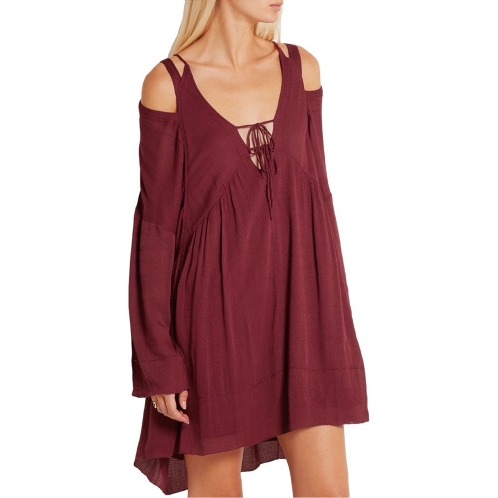 Iro Enya Cutout Gauze Mini Dress Size 42 (6)